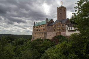 Ein Foto von der Wartburg in Thüringen dem zeitweiligen Aufenthalt von Martin Luther