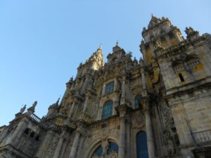 Kathedrale von Santiago de Compostela über dem Grab von Apostel Jakobus dem Älteren