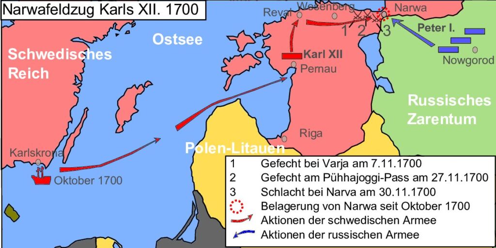 Karl XII. Narwafeldzug 1700